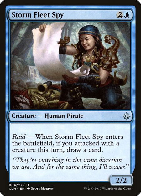 Storm Fleet Spy - Ixalan Magic: The Gathering trading card