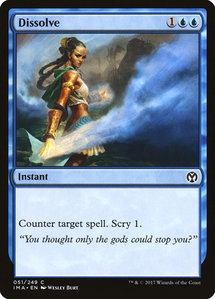 Dissolve - Iconic Masters (IMA) #51 - Common Magic: The Gathering Trading Card