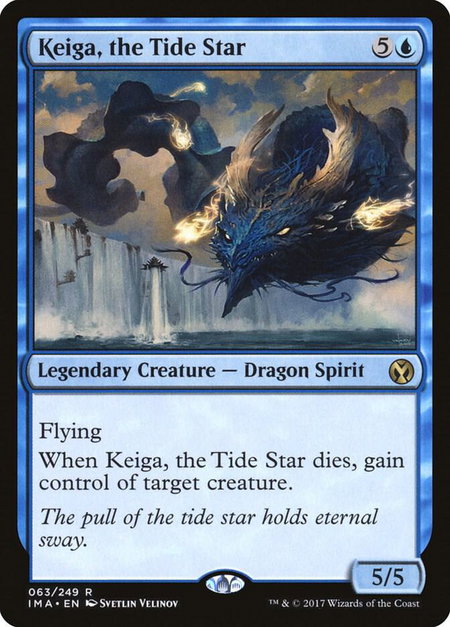 Keiga, the Tide Star - Iconic Masters Magic: The Gathering trading card