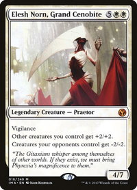 Elesh Norn, Grand Cenobite - Iconic Masters (IMA) #18 - Mythic Magic: The Gathering Trading Card