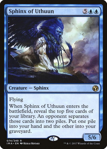 Sphinx of Uthuun - Iconic Masters Magic: The Gathering trading card