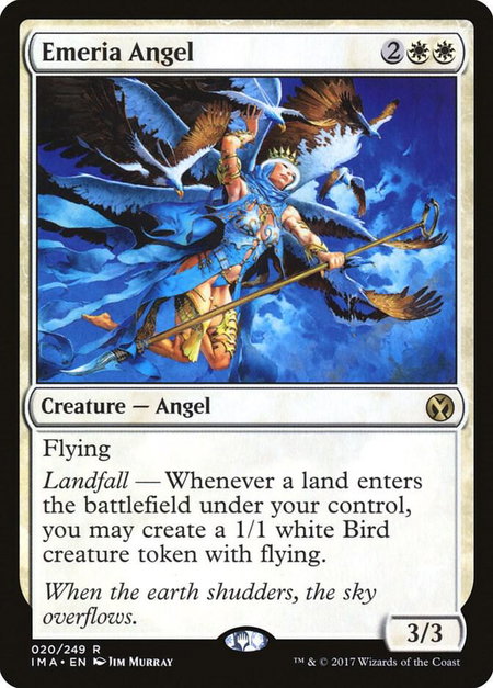 Emeria Angel - Iconic Masters Magic: The Gathering trading card