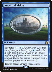 Ancestral Vision - Iconic Masters (IMA) #42 - Rare Magic: The Gathering Trading Card