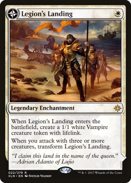 Legion's Landing - Ixalan Magic: The Gathering trading card