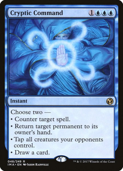 Cryptic Command trading card from Iconic Masters Cryptic Command - Iconic Masters Magic: The Gathering trading card