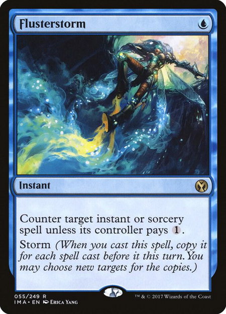 Flusterstorm - Iconic Masters Magic: The Gathering trading card
