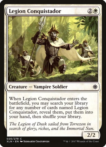 Legion Conquistador - Ixalan Magic: The Gathering trading card