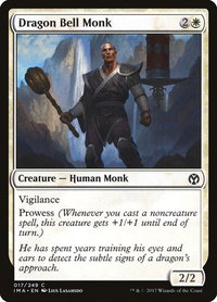 Dragon Bell Monk - Iconic Masters (IMA) #17 - Common Magic: The Gathering Trading Card