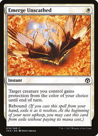 Emerge Unscathed - Iconic Masters (IMA) #19 - Common Magic: The Gathering Trading Card