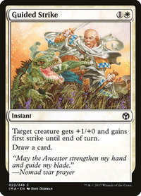 Guided Strike - Iconic Masters (IMA) #23 - Common Magic: The Gathering Trading Card