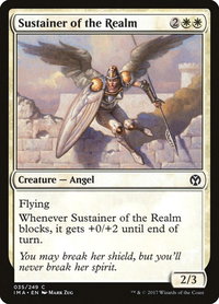 Sustainer of the Realm - Iconic Masters (IMA) #35 - Common Magic: The Gathering Trading Card