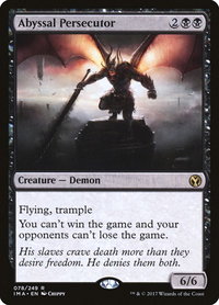 Abyssal Persecutor - Iconic Masters (IMA) #78 - Rare Magic: The Gathering Trading Card