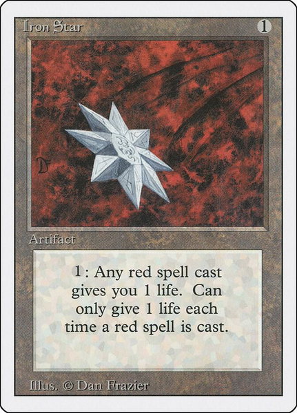 Iron Star - Revised Edition Magic: The Gathering trading card