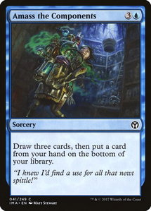 Amass the Components - Iconic Masters (IMA) #41 - Common Magic: The Gathering Trading Card