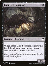 Bala Ged Scorpion - Iconic Masters (IMA) #79 - Common Magic: The Gathering Trading Card