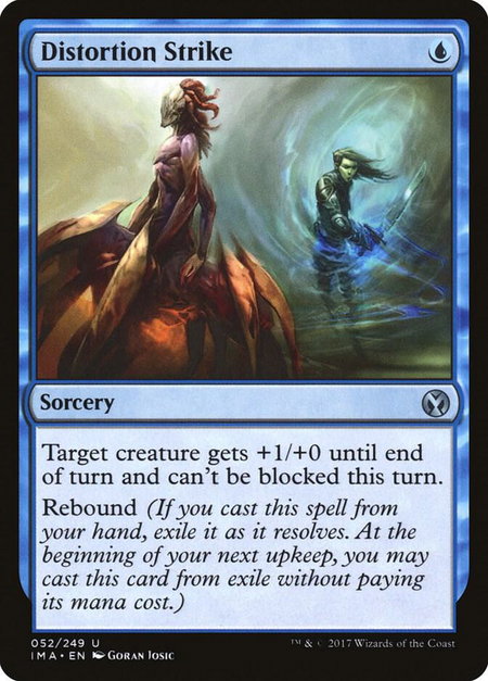 Distortion Strike trading card from Iconic Masters Distortion Strike - Iconic Masters Magic: The Gathering trading card