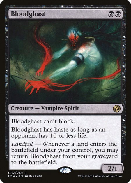 Bloodghast - Iconic Masters Magic: The Gathering trading card