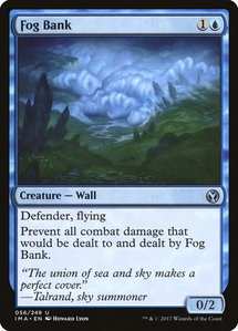 Fog Bank - Iconic Masters (IMA) #56 - Uncommon Magic: The Gathering Trading Card