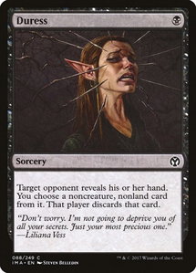 Duress - Iconic Masters (IMA) #88 - Common Magic: The Gathering Trading Card