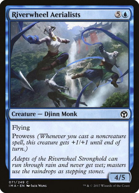 Riverwheel Aerialists - Iconic Masters Magic: The Gathering trading card