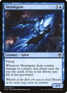 Shriekgeist - Iconic Masters (IMA) #72 - Common Magic: The Gathering Trading Card