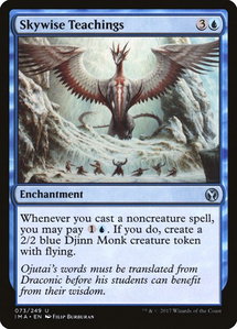Skywise Teachings - Iconic Masters (IMA) #73 - Uncommon Magic: The Gathering Trading Card