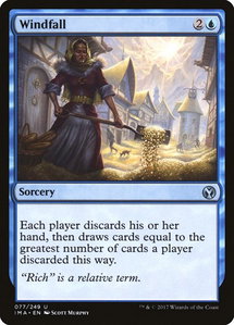 Windfall - Iconic Masters (IMA) #77 - Uncommon Magic: The Gathering Trading Card