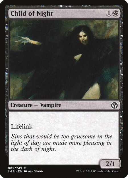 Child of Night - Iconic Masters Magic: The Gathering trading card