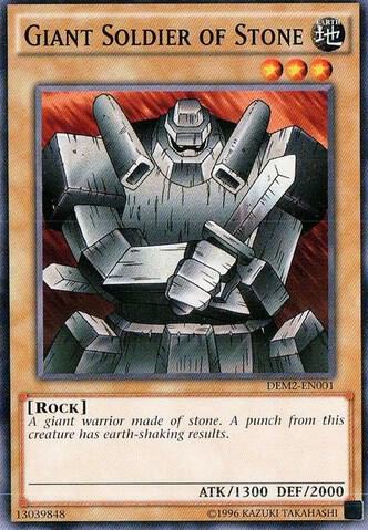 Giant Soldier of Stone - Demo Deck 2015 YuGiOh trading card