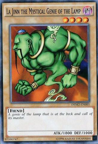 La Jinn the Mystical Genie of the Lamp - Demo Deck 2015 YuGiOh trading card