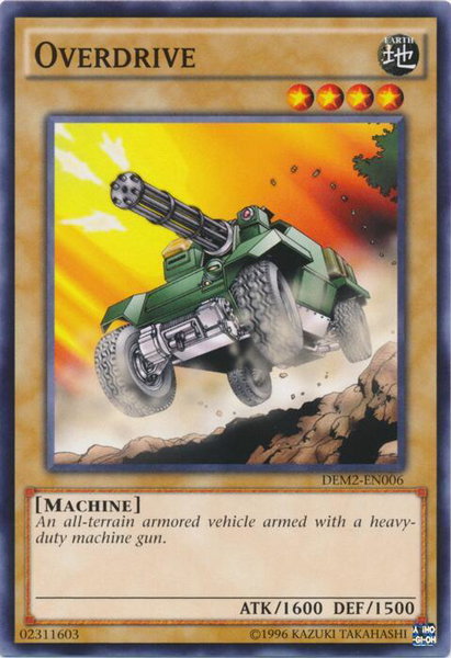 Overdrive - Demo Deck 2015 YuGiOh trading card