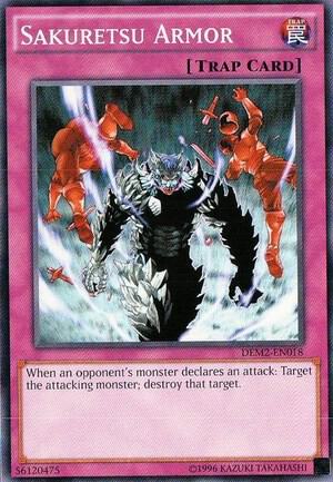 Sakuretsu Armor trading card from Demo Deck 2015 Sakuretsu Armor - Demo Deck 2015 YuGiOh trading card