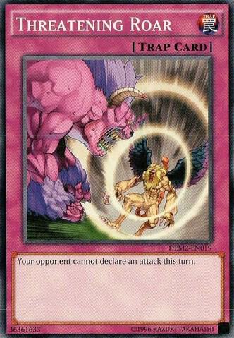Threatening Roar - Demo Deck 2015 YuGiOh trading card