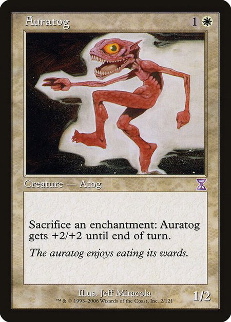 Auratog - Timeshifted Magic: The Gathering trading card