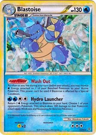 Blastoise - 13/95 (Cracked Ice Holo) - Miscellaneous Cards & Products Pokémon trading card