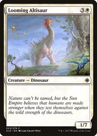 Looming Altisaur - Ixalan (XLN) #23 - Common Magic: The Gathering Trading Card