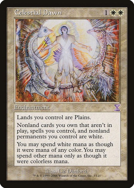 Celestial Dawn - Timeshifted Magic: The Gathering trading card