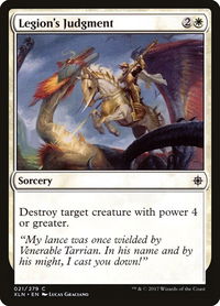 Legion's Judgment - Ixalan (XLN) #21 - Common Magic: The Gathering Trading Card
