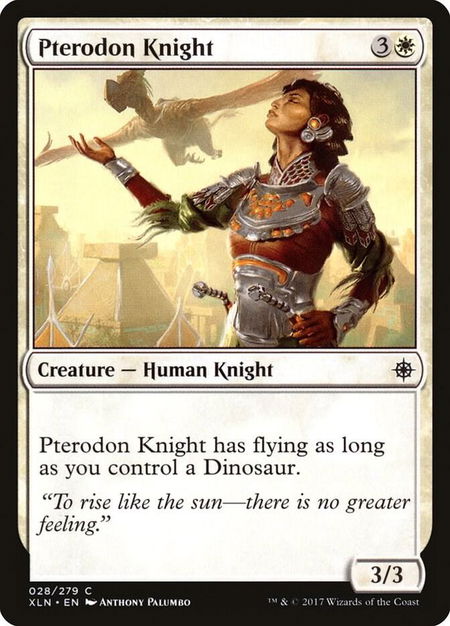 Pterodon Knight - Ixalan Magic: The Gathering trading card