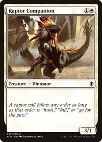 Raptor Companion - Ixalan (XLN) #31 - Common Magic: The Gathering Trading Card