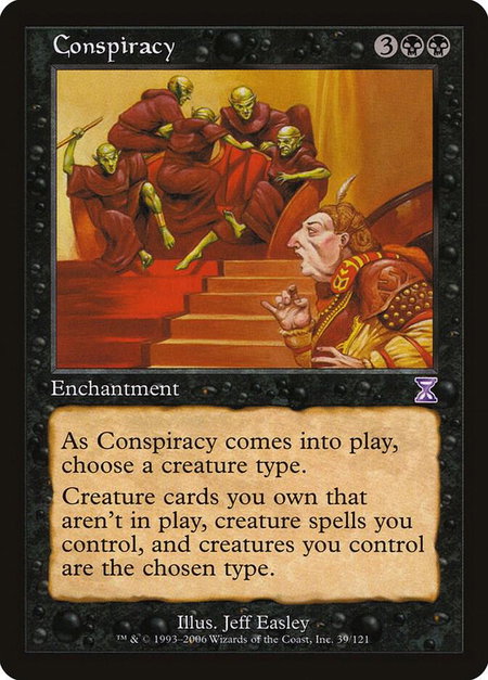 Conspiracy trading card from Timeshifted Conspiracy - Timeshifted Magic: The Gathering trading card