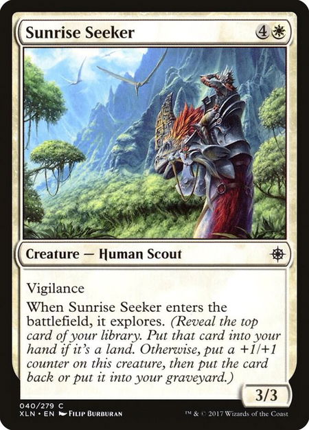 Sunrise Seeker - Ixalan Magic: The Gathering trading card