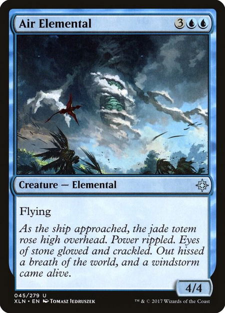 Air Elemental - Ixalan Magic: The Gathering trading card