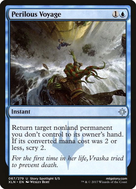 Perilous Voyage - Ixalan Magic: The Gathering trading card
