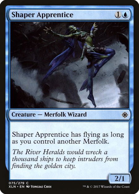 Shaper Apprentice - Ixalan Magic: The Gathering trading card