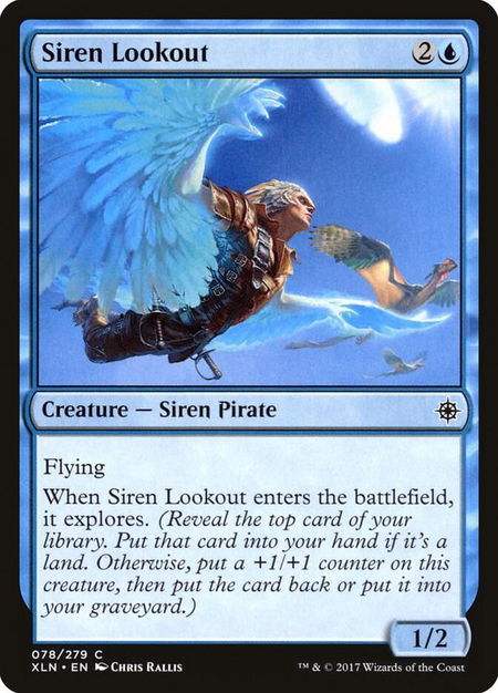 Siren Lookout - Ixalan Magic: The Gathering trading card