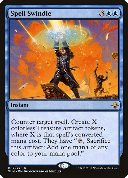 Spell Swindle - Ixalan Magic: The Gathering trading card