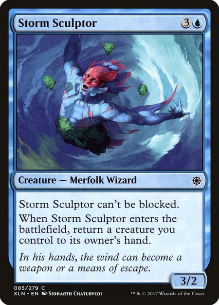 Storm Sculptor - Ixalan Magic: The Gathering trading card