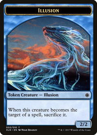 Illusion Token - Ixalan (XLN) #2 - Token Magic: The Gathering Trading Card