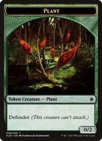 Plant Token - Ixalan (XLN) #6 - Token Magic: The Gathering Trading Card